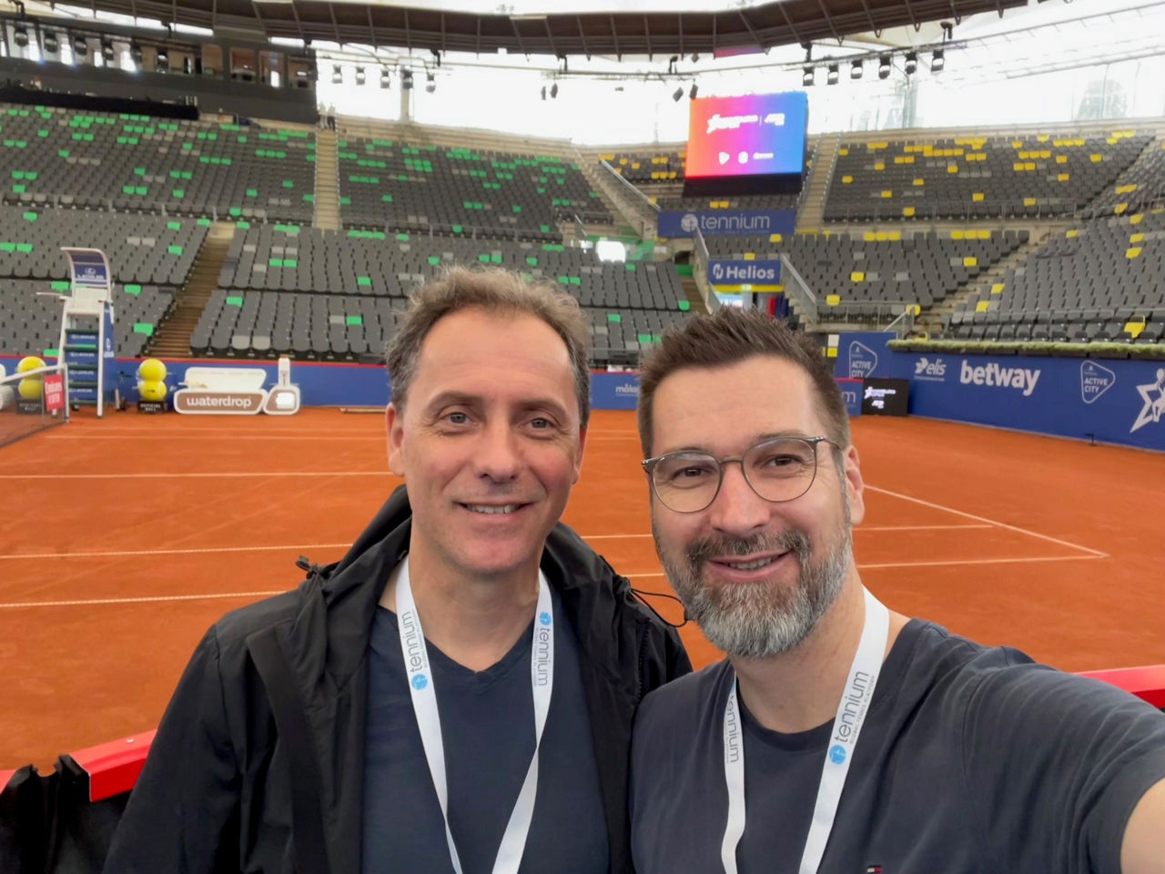 Einsatz Center Court: ENDO-Ärzte betreuen Tennisprofis