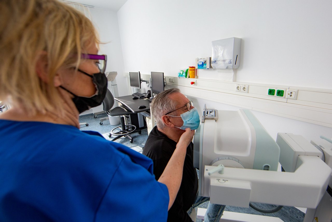 Erfurt , 260422 , Helios Klinikum Erfurt ,Nuklearmedizin 
Foto: Bild13/Helios Kliniken