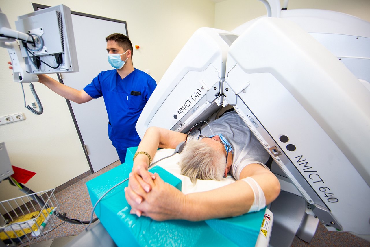 Erfurt , 260422 , Helios Klinikum Erfurt ,Nuklearmedizin 
Foto: Bild13/Helios Kliniken