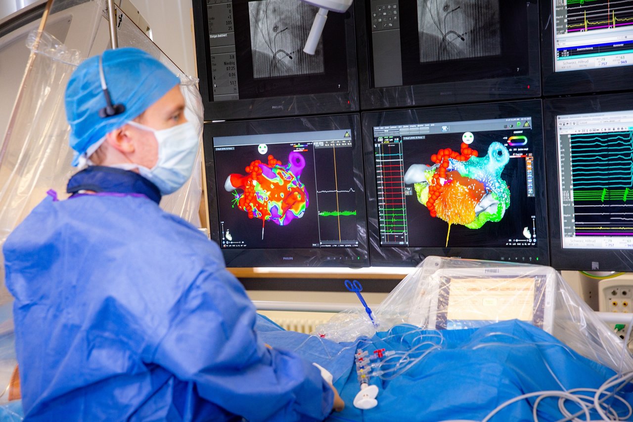 Erfurt , 140223 , Helios Klinikum Erfurt , Shooting Kliniken , Kardiologie Dr. Anja Schade , Herzkatheterlabor HKL
Foto: Bild13/Helios Kliniken
