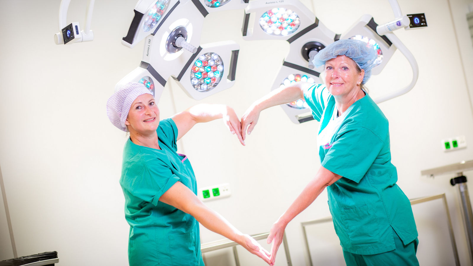 Erfurt , 220923 , Helios Klinikum Erfurt , Mitarbeiter Kampagne OP Pflege 
Foto: Bild13/Helios Kliniken