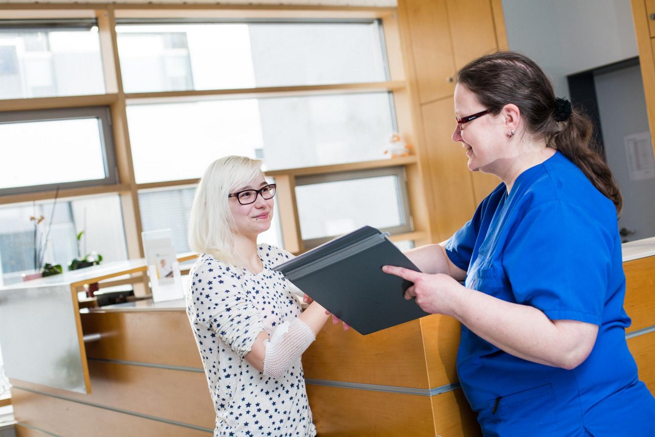 Erfurt , 140217 , Helios Klinikum Erfurt , Shooting Kliniken , Klinikführer 
Foto: Bild13/Helios Kliniken