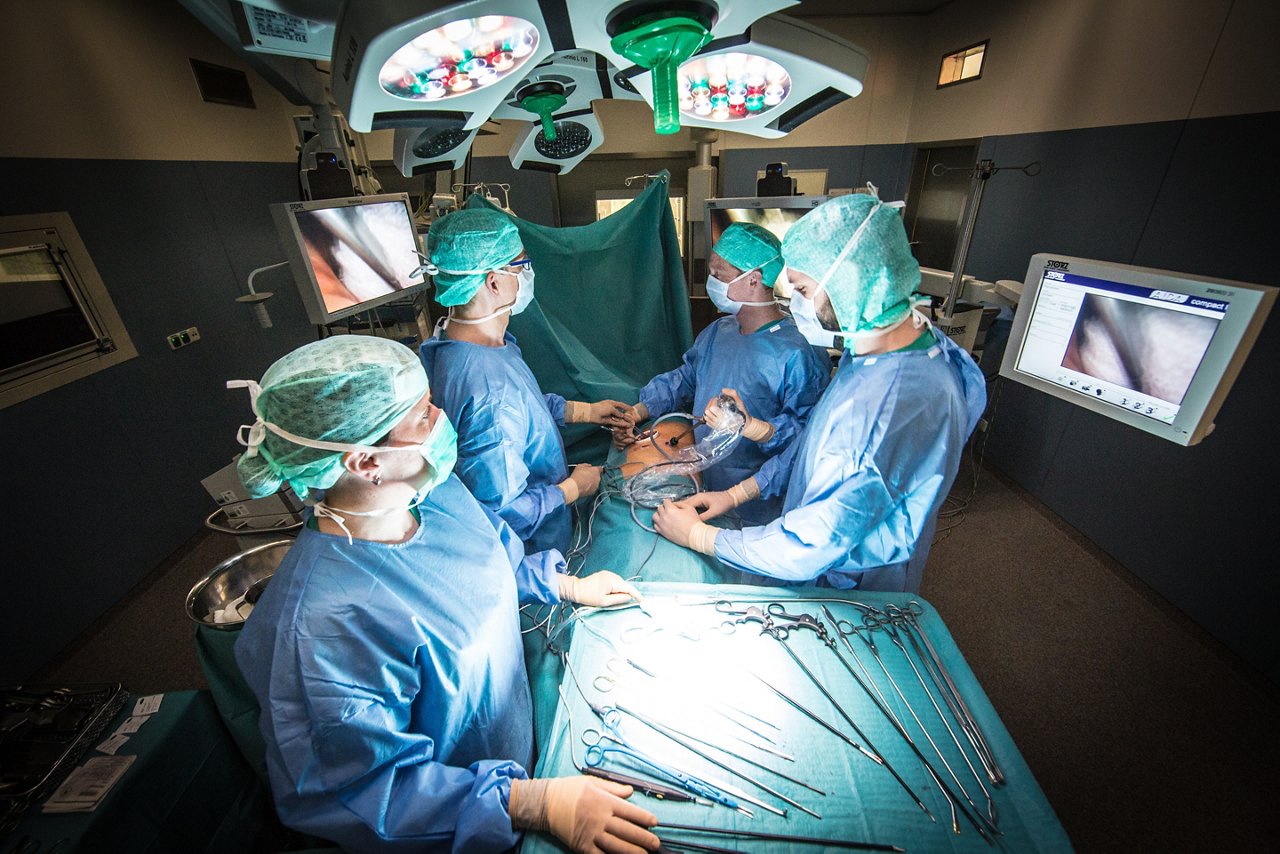 Erfurt , 110516 , Helios Klinikum Erfurt , Shooting Kliniken , Thoraxchirurgie Chefarzt Dr. Kluge , OP
Foto: Bild13/Helios Kliniken