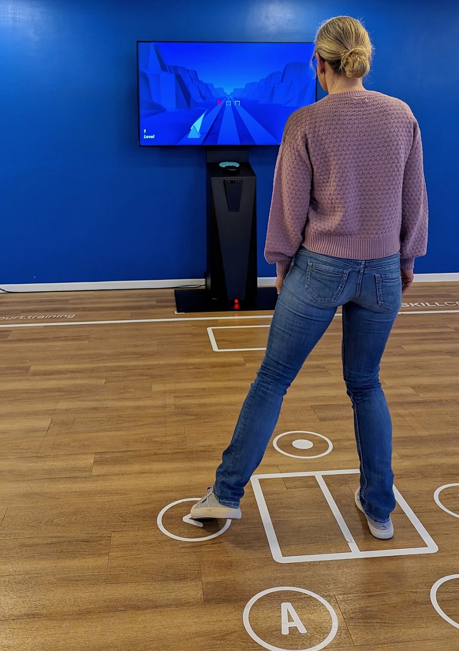 Skillcourt im ENDO Rehazentrum digitales Diagnostik- und Trainingssystem