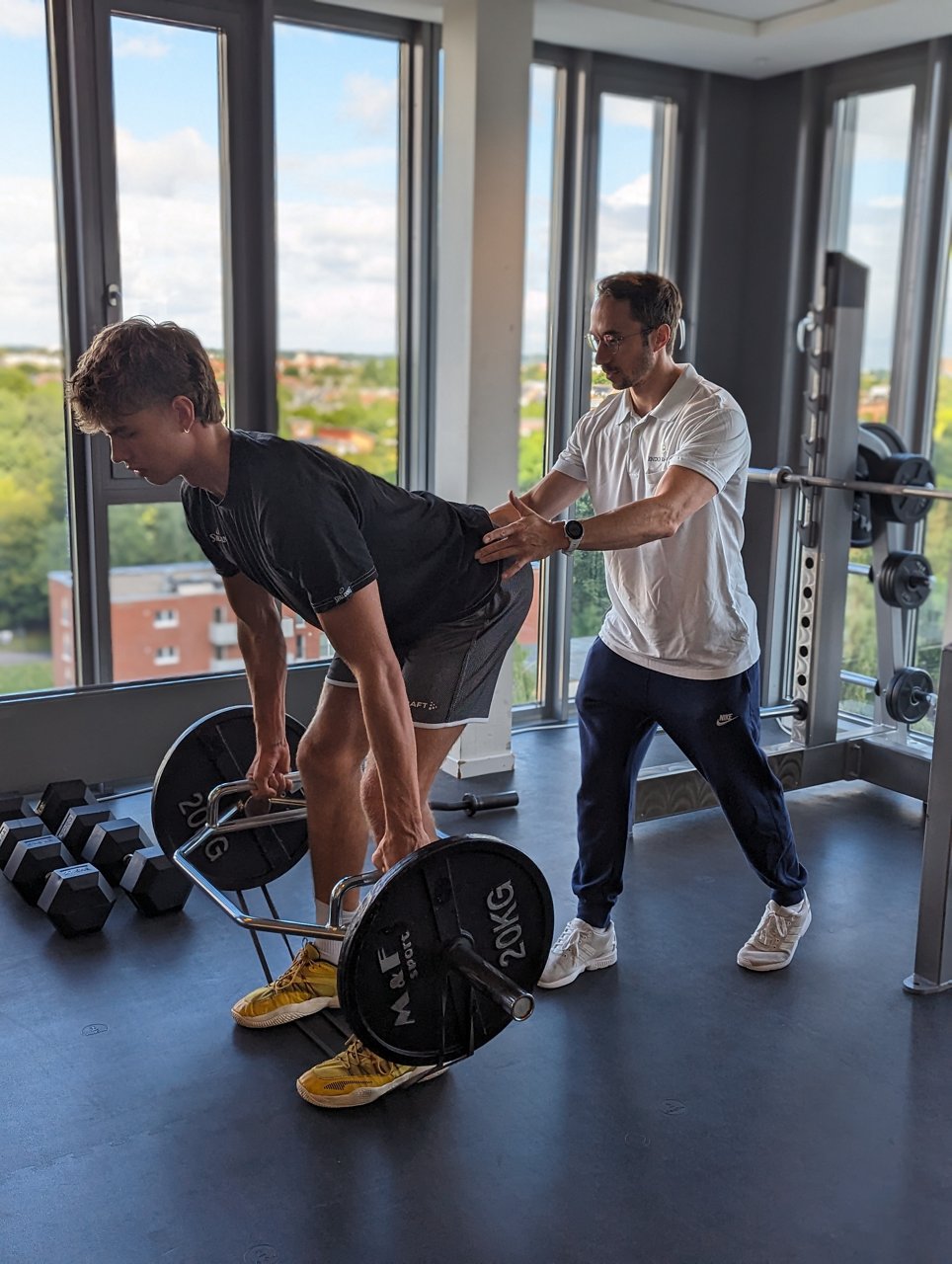 Sportler beim Training