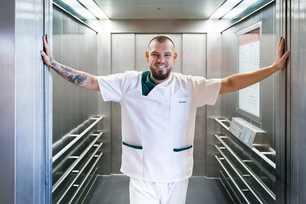 Krankenpflegehelfer, Daniel Speier, Helios Klinikum Berlin-Buch