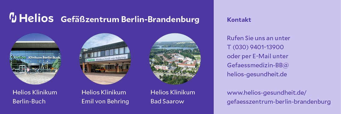 Gefäßzentrum Berlin-Brandenburg Kontaktbox