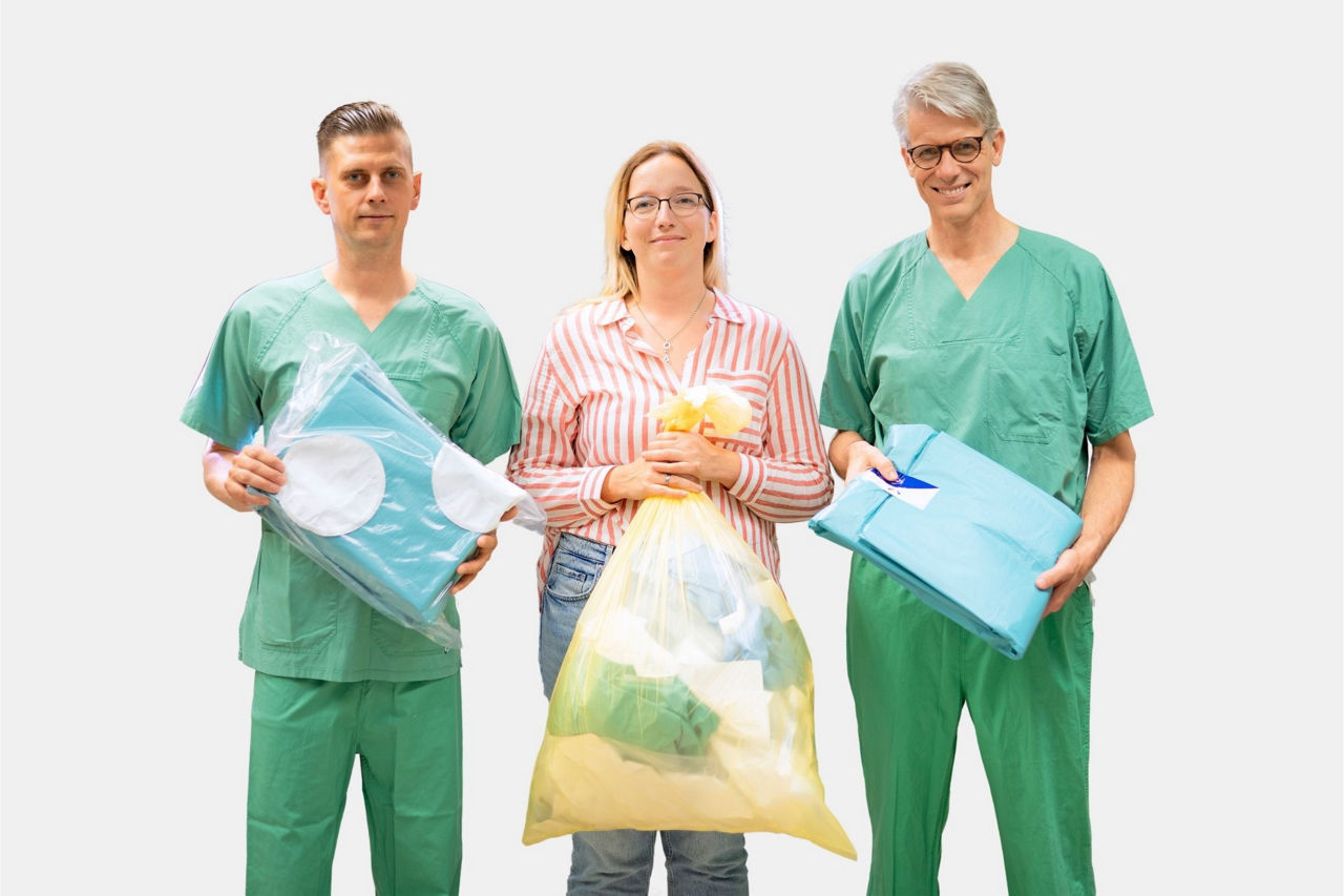 Klarer Kurs gegen den Müll:  Helios Modellprojekt reduziert die Abfallmenge bei OP-Verbrauchsmaterialen 