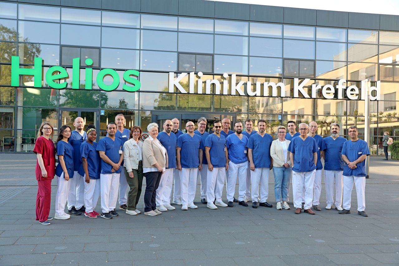 Team der Herzchirurgie am Helios Klinikum Krefeld