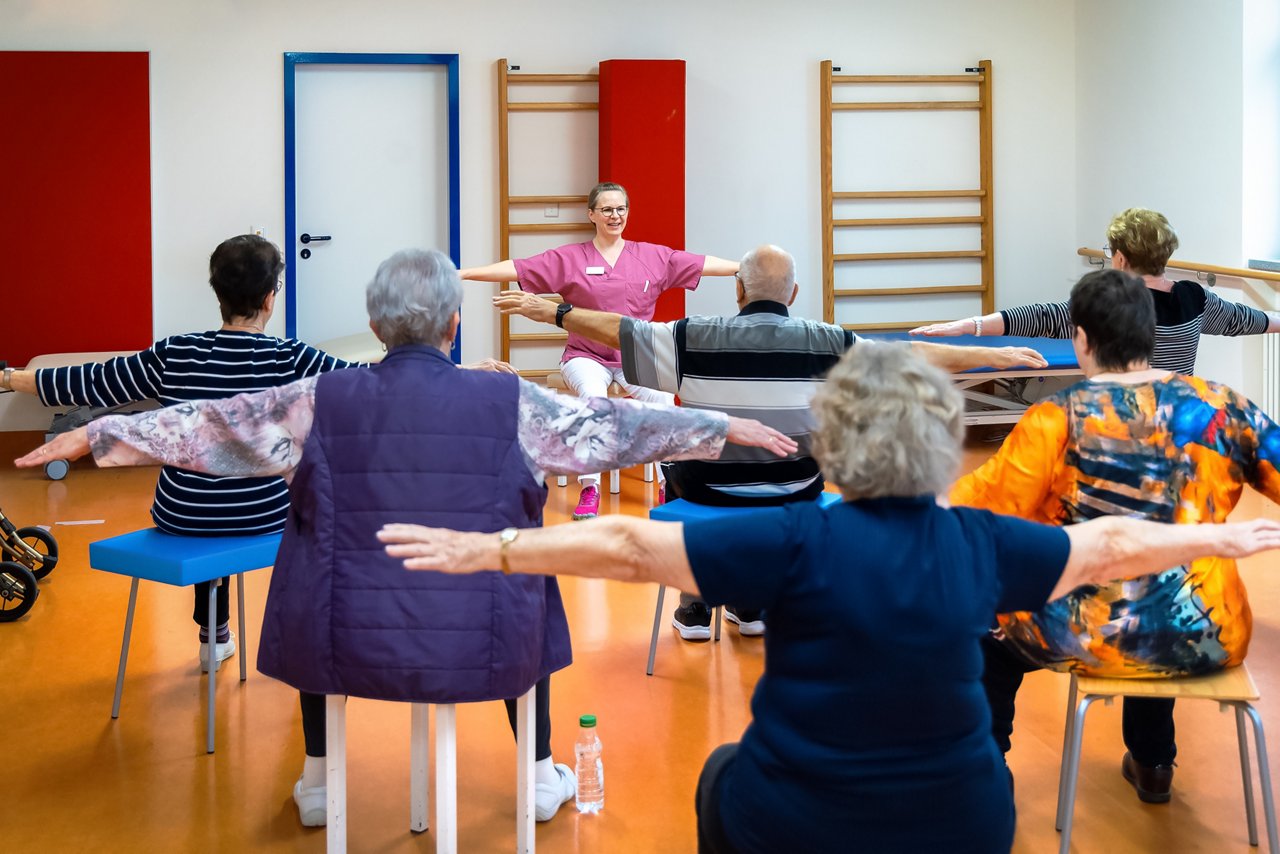 Bewegungstherapie in der Schmerztherapie am Klinikstandort Hettstedt