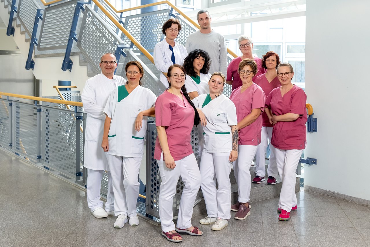 Das Team der Schmerztherapie am Klinikstandort Hettstedt