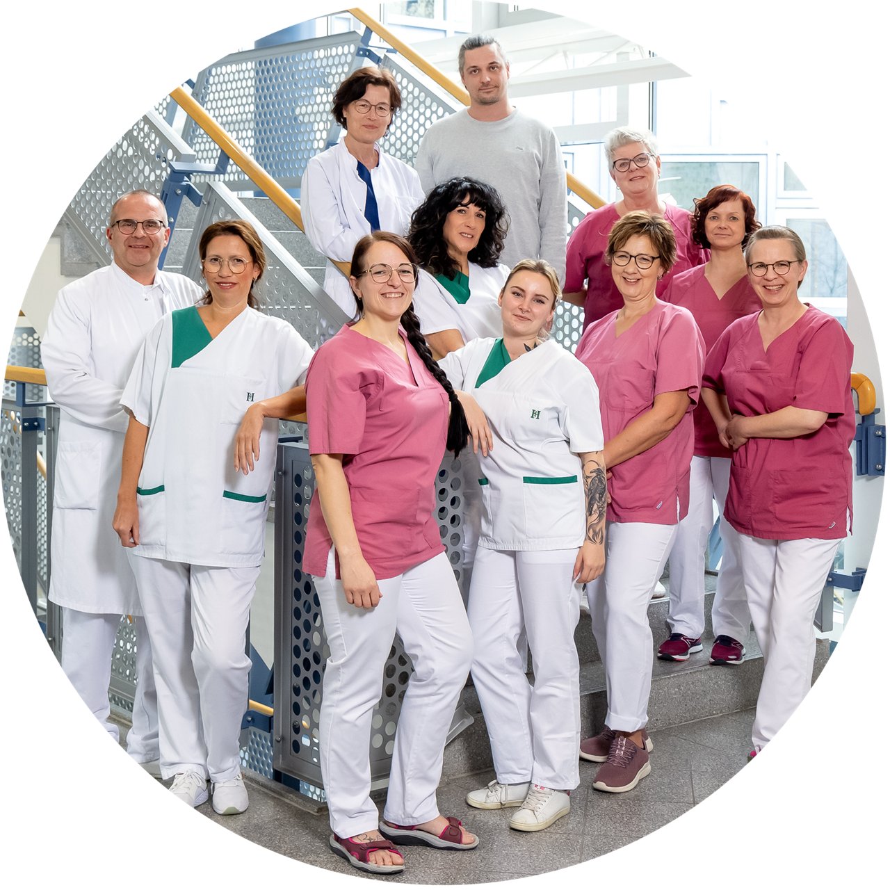 Das Team der Schmerztherapie am Klinikstandort Hettstedt