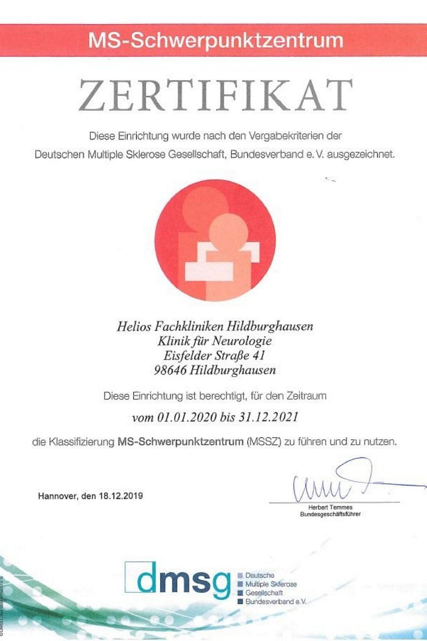 MS-Schwerpunktzentrum