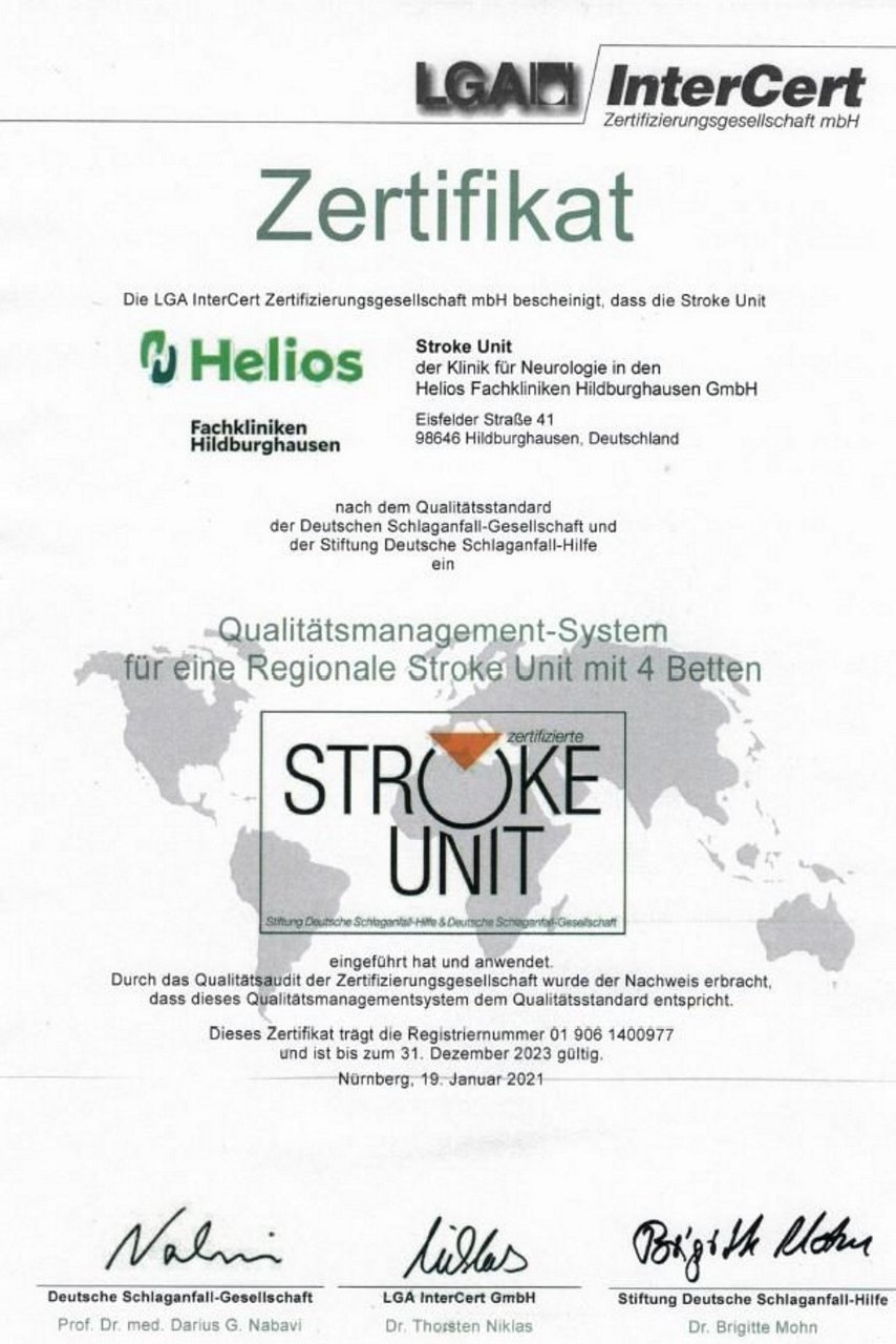 Regionale Stroke-Unit