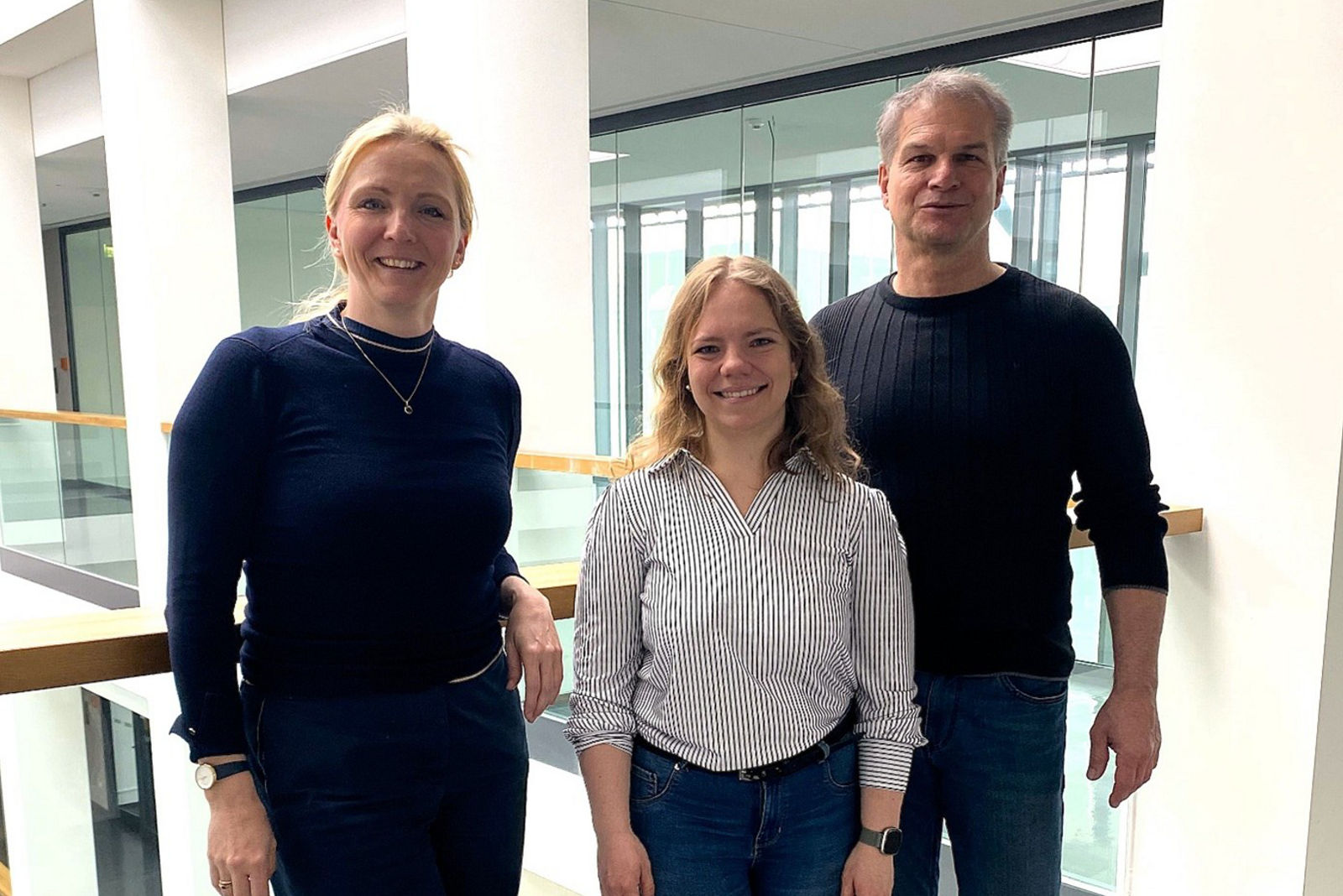 v. l.: Dr. Bianca Nitzsche; Isabel Groth, Prof. Dr. Michael Höpfner
