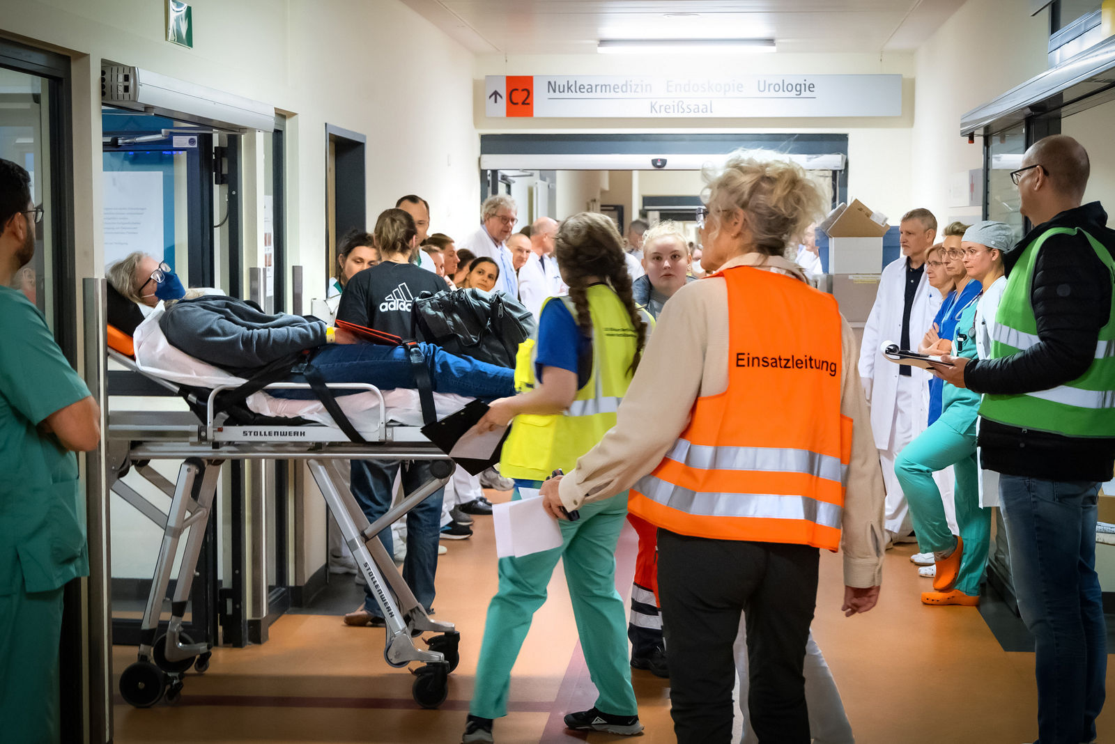 Katastrophenschutzübung im Helios Klinikum Berlin-Buch