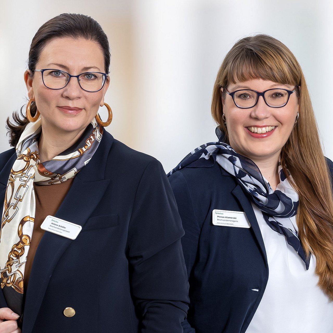 Frau Klamerski und Frau Schäfer, das Team des Beschwerdemanagements am Helios Klinikum Berlin-Buch