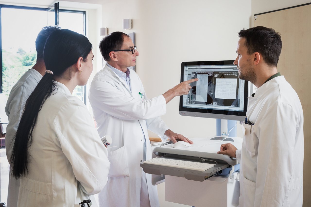 Visite der Angiologie im Helios Klinikum Berlin-Buch