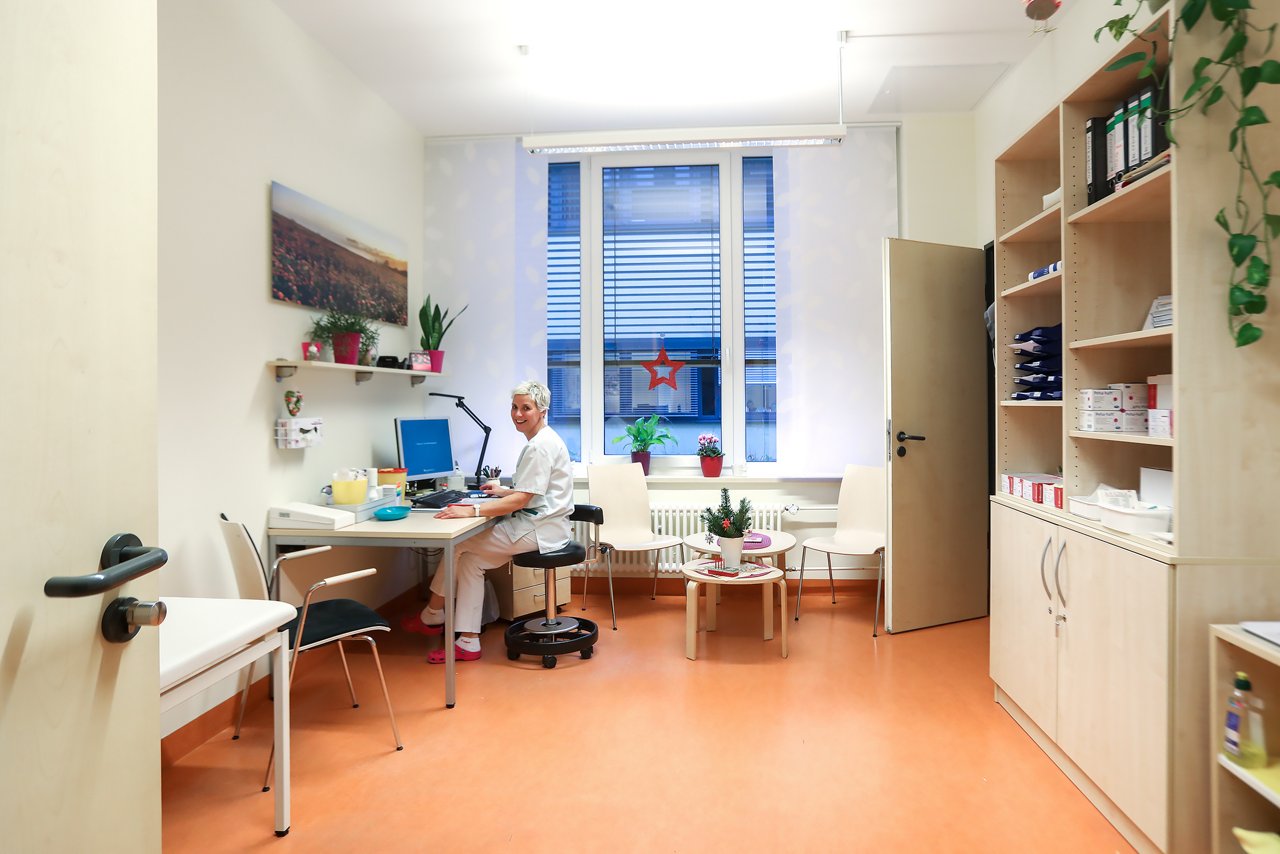 Behandlungsraum im Brustzentrum