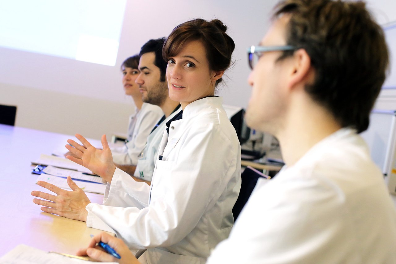 Besprechungsrunde ärztlicher Dienst der Inneren Medizin