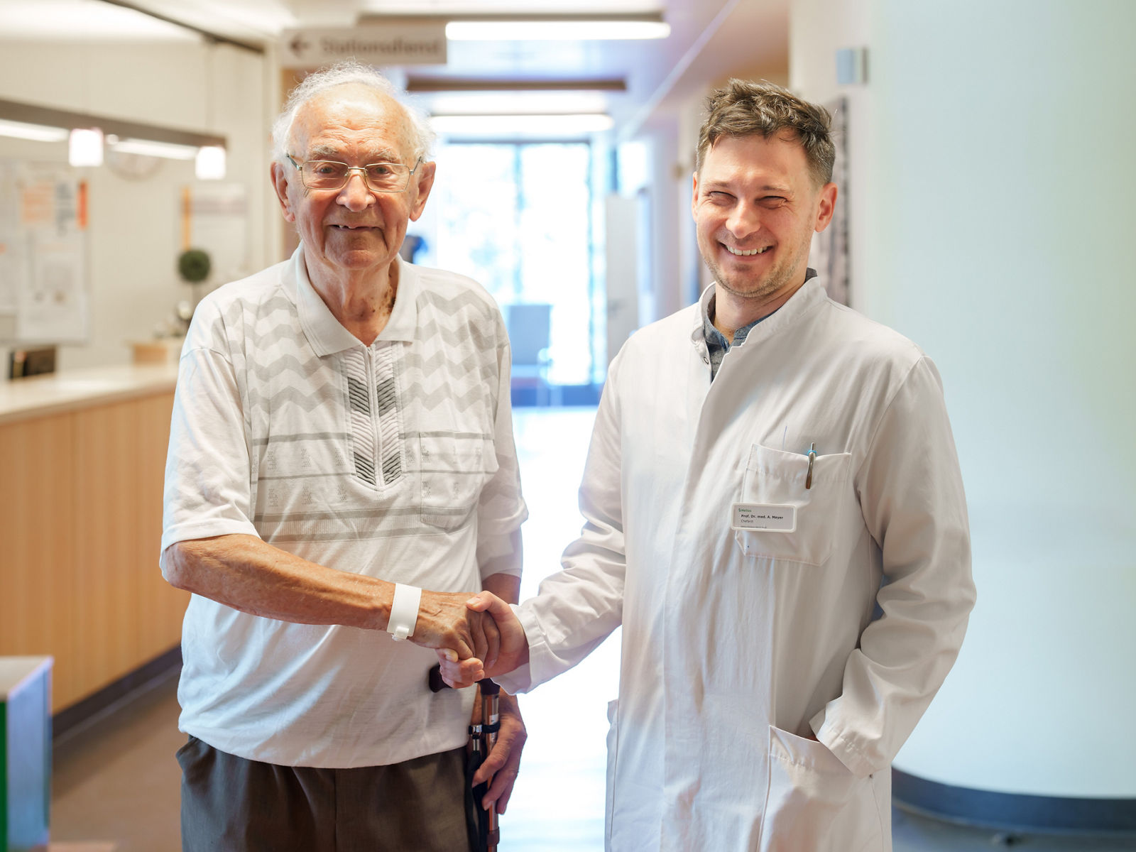 Patientengeschichte Karl-Heinz Behrendt Gefäßmedizin in Berlin-Buch und Prof. Alexander Meyer