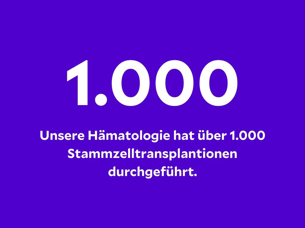 Anzahl der Stammzelltransplantationen