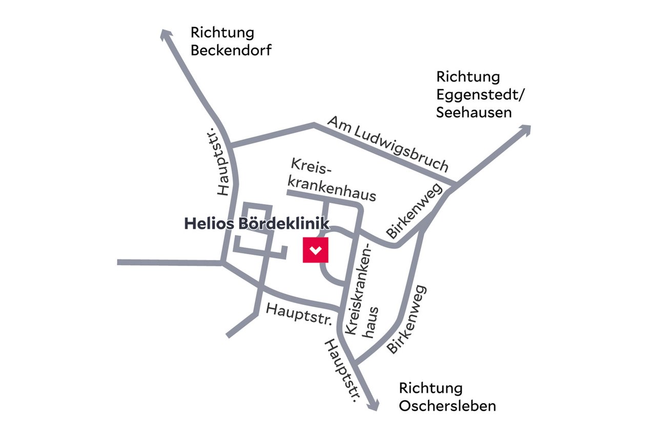 Anfahrt Helios Bördeklinik