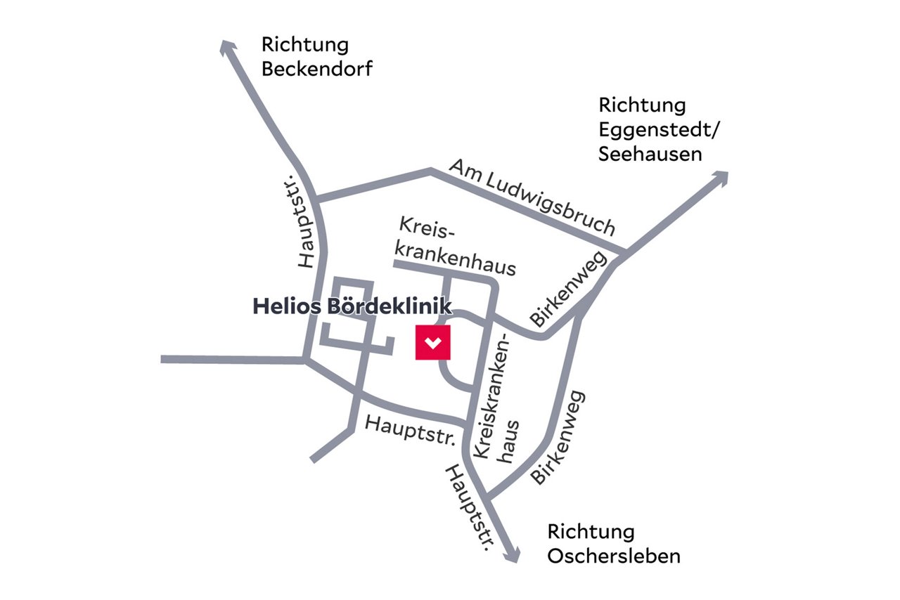 Anfahrt Helios Bördeklinik