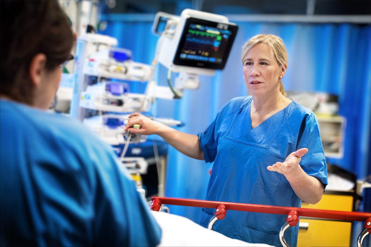 Chefärztin Marit Stange in der ZNA, Helios Klinikum Bad Saarow