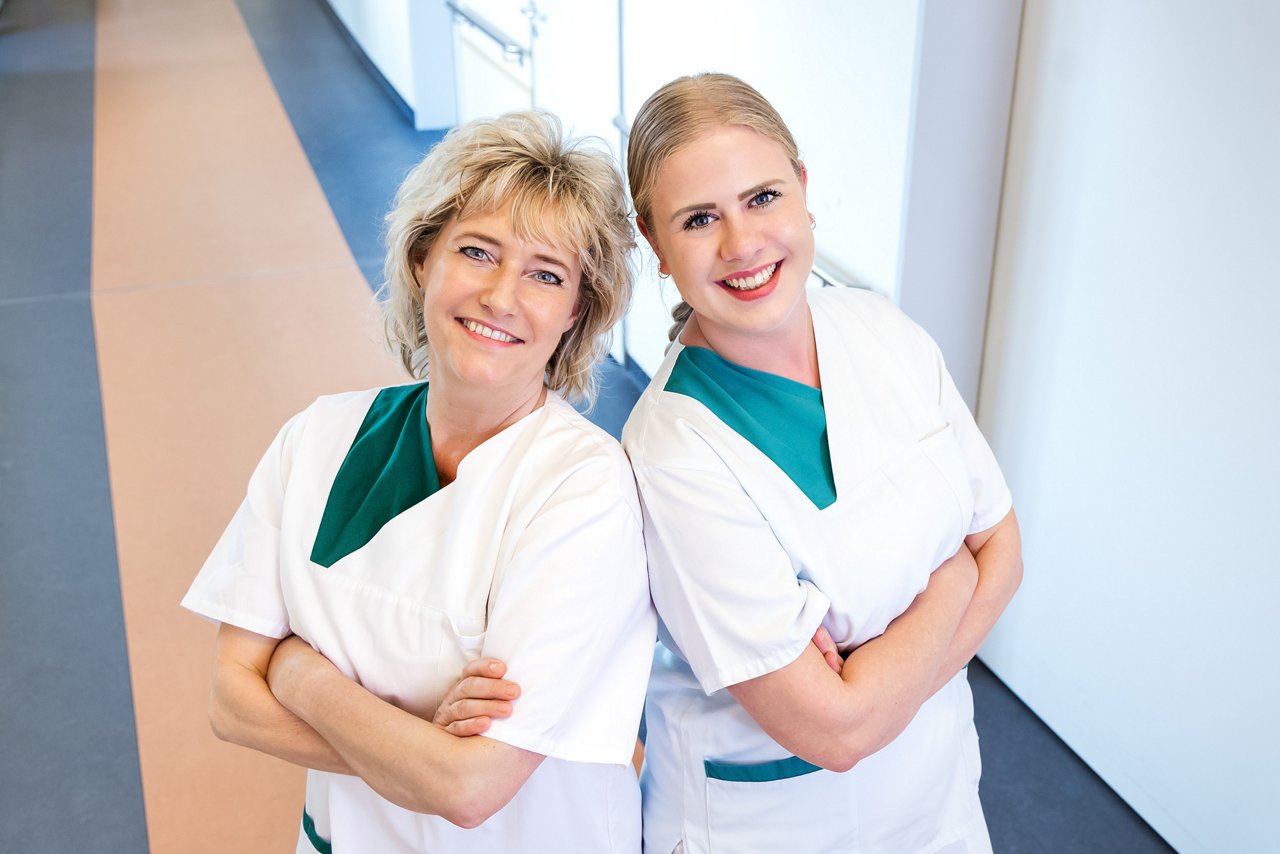 Mitarbeiterinnen der Pflege im Helios Klinikum Bad Saarow