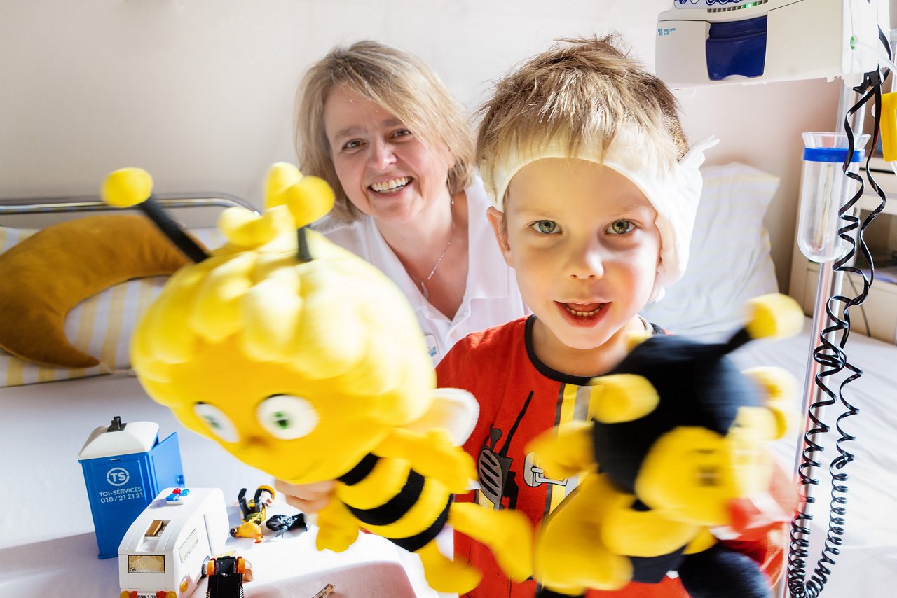 In einem Stationszimmer der Kinderklinik