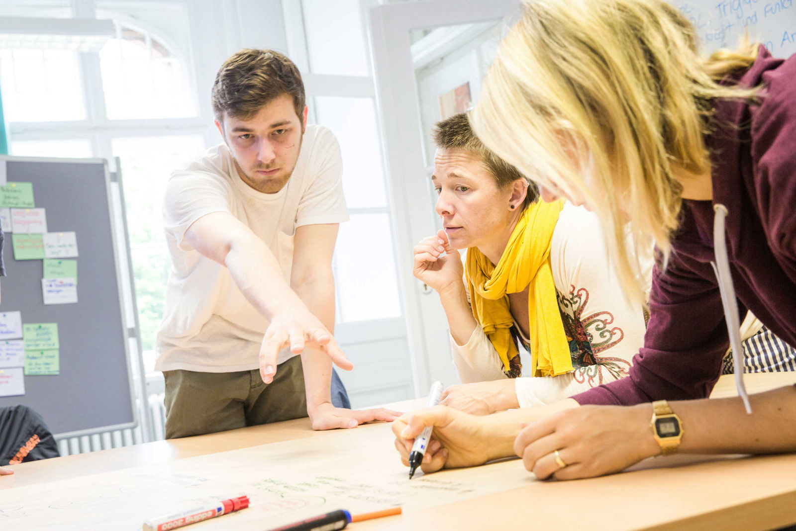 Studierende an der Akademischen Lehrkrankenhaus der Medizinischen Hochschule Brandenburg Theodor Fontane 