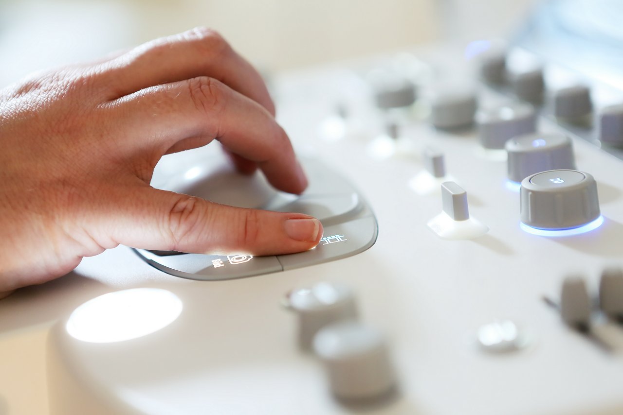 Foto des Bedienfeld eines Ultraschallgerätes 