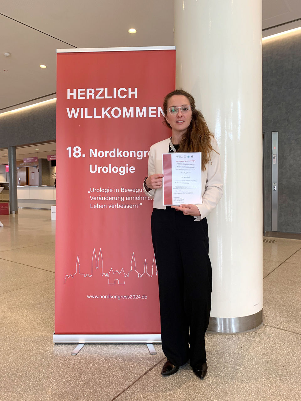 Wissenschaftlicher Preis für Urologin – Dr. med. Sarah Weiß ausgezeichnet