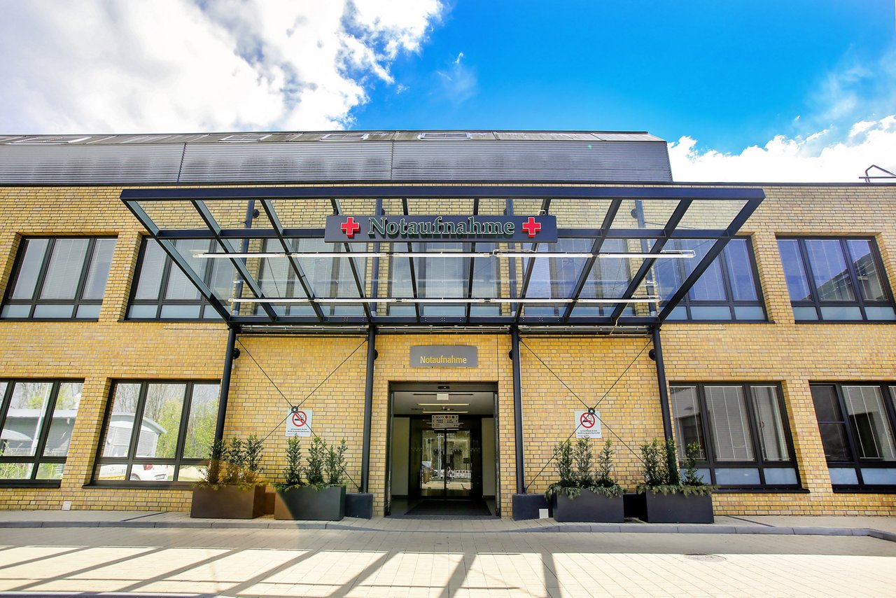 Abbild des Eingangsbereich der Zentralen Notaufnahme