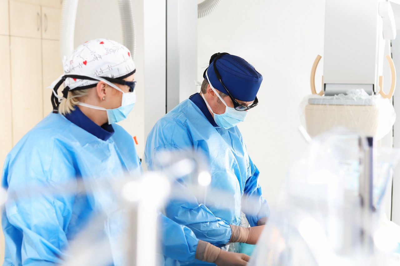 Behandlung im Herzkatheterlabor