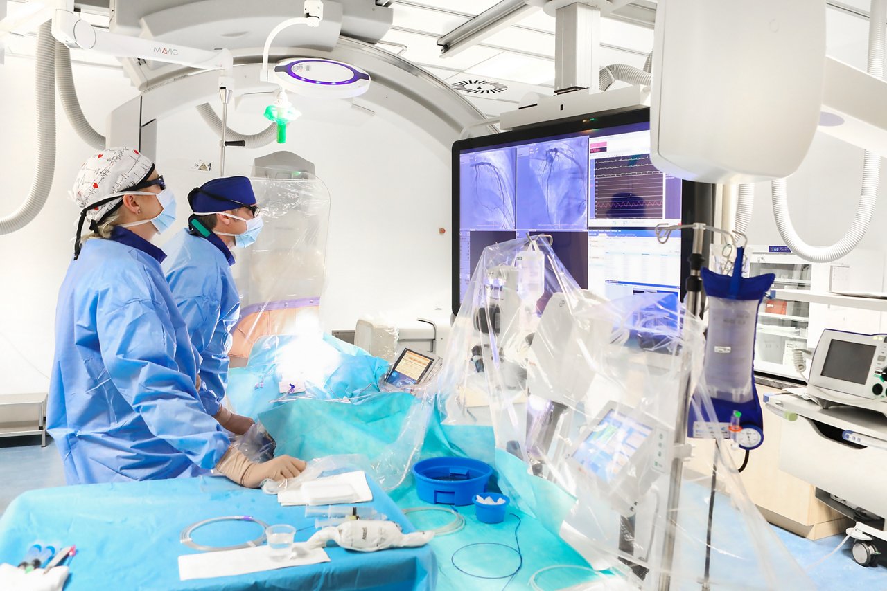 Behandlung im Herzkatheterlabor