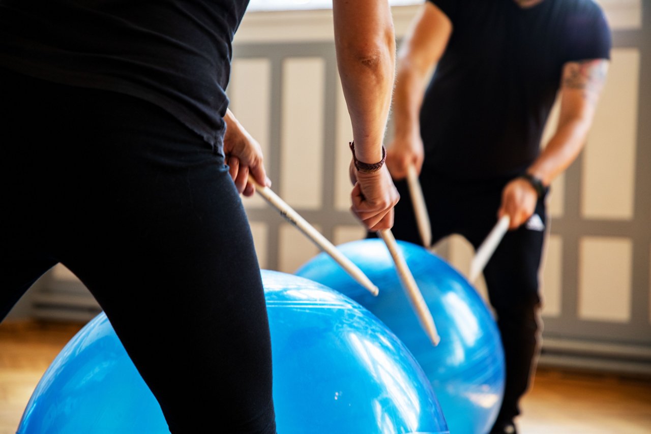 Physiotherapie mit Bällen