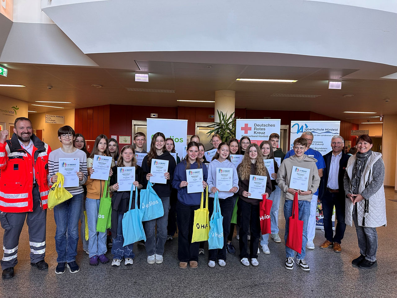 30 neue Schulsanitäter für die Wigbert-Schule ernannt