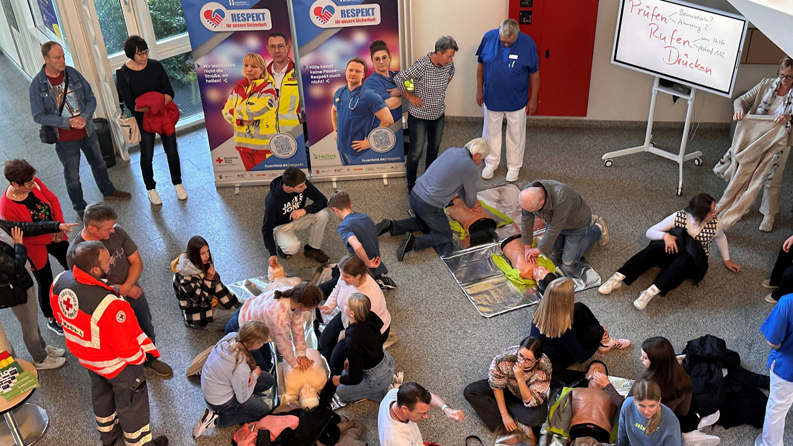 „Prüfen – Rufen – Drücken“: Helios St. Elisabeth Klinik Hünfeld beteiligte sich an Aktionswoche