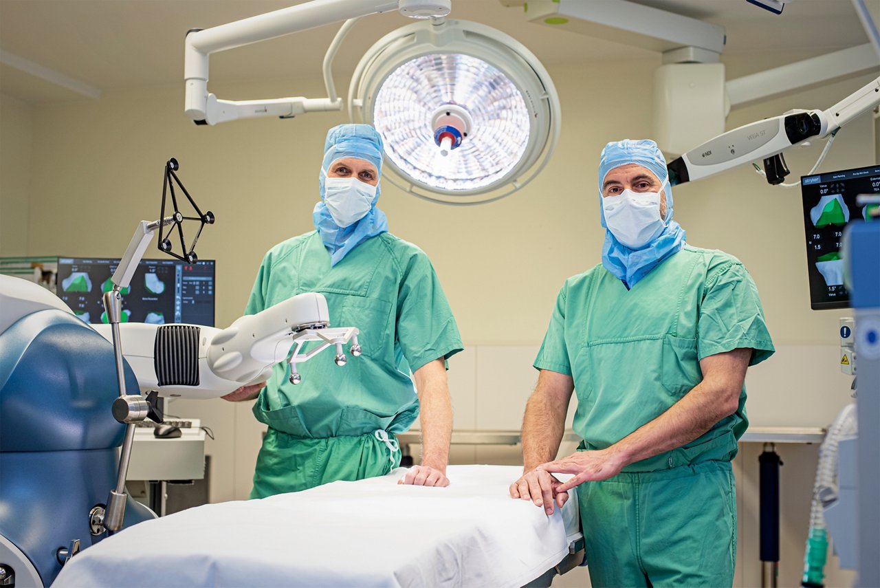 Roboterassistierte Knie-OP 