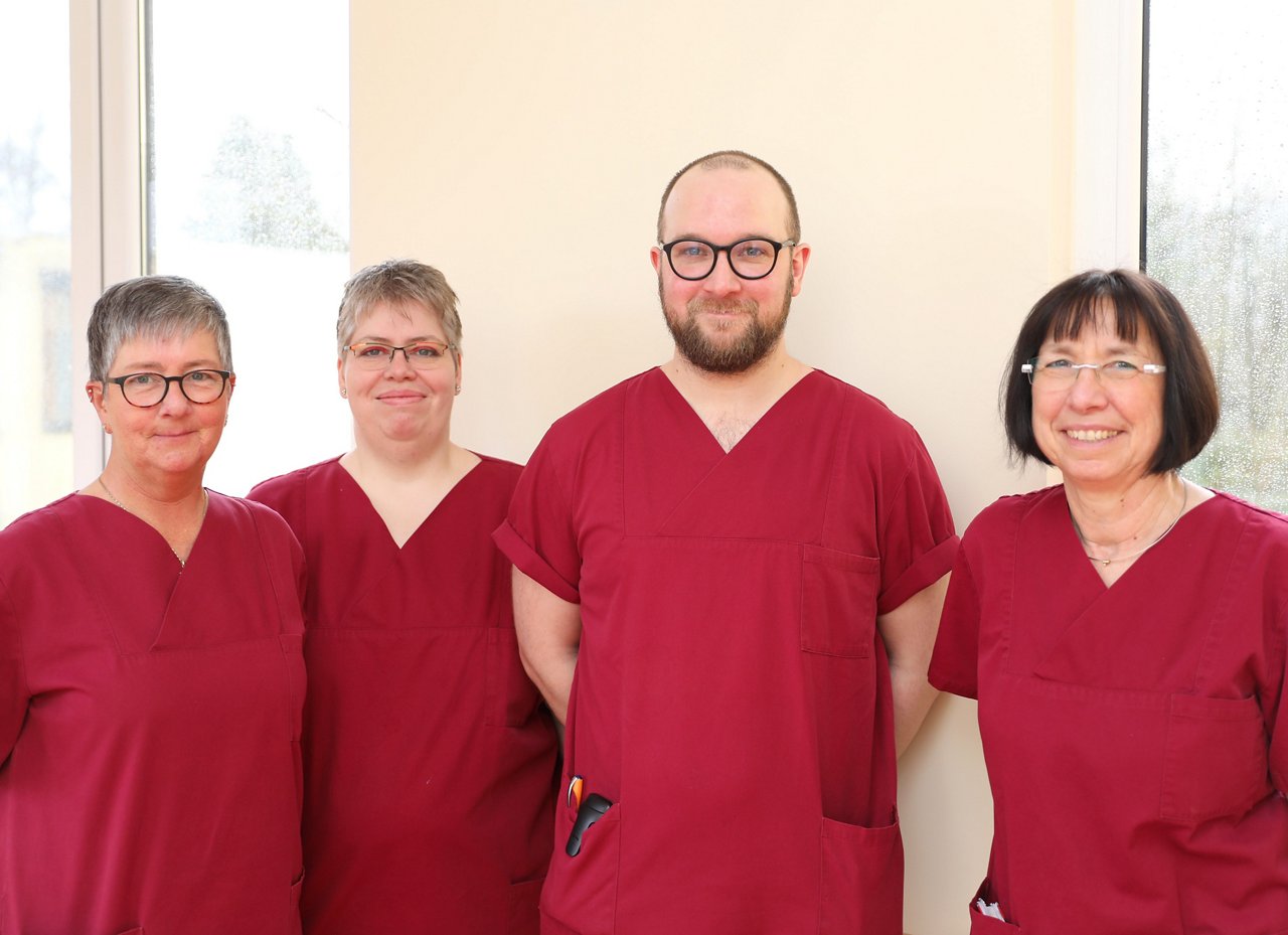 Team der radiologischen Abteilung in Hüls