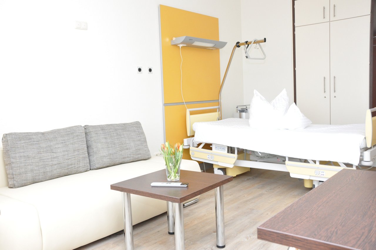 Patientenzimmer Palliativstation