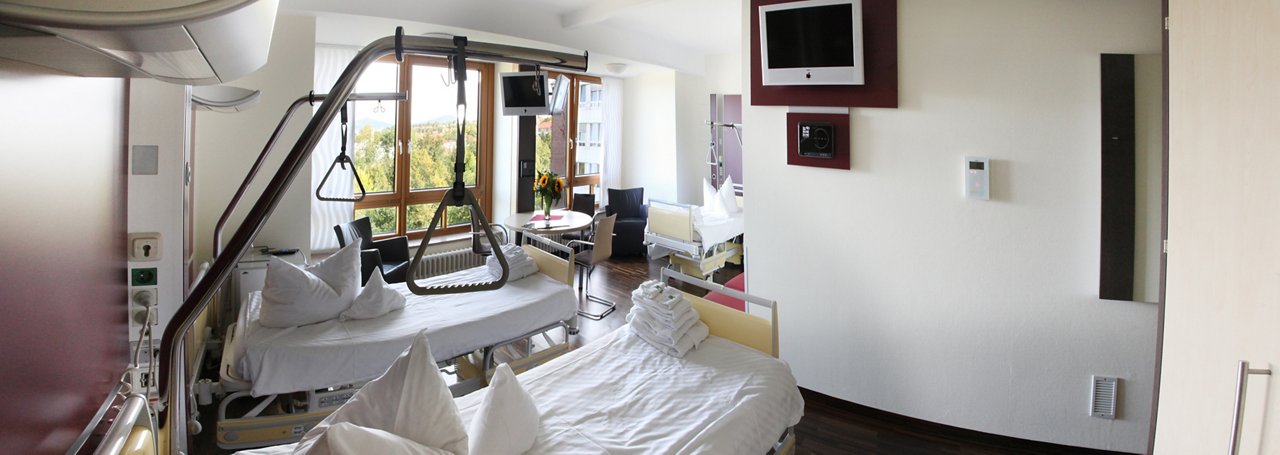 Dreibettzimmer Privatklinik