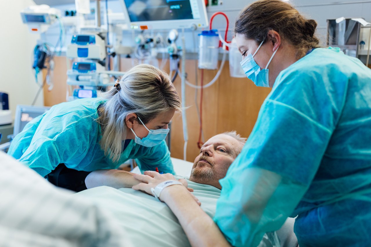 Patientenbetreuung auf der ICB