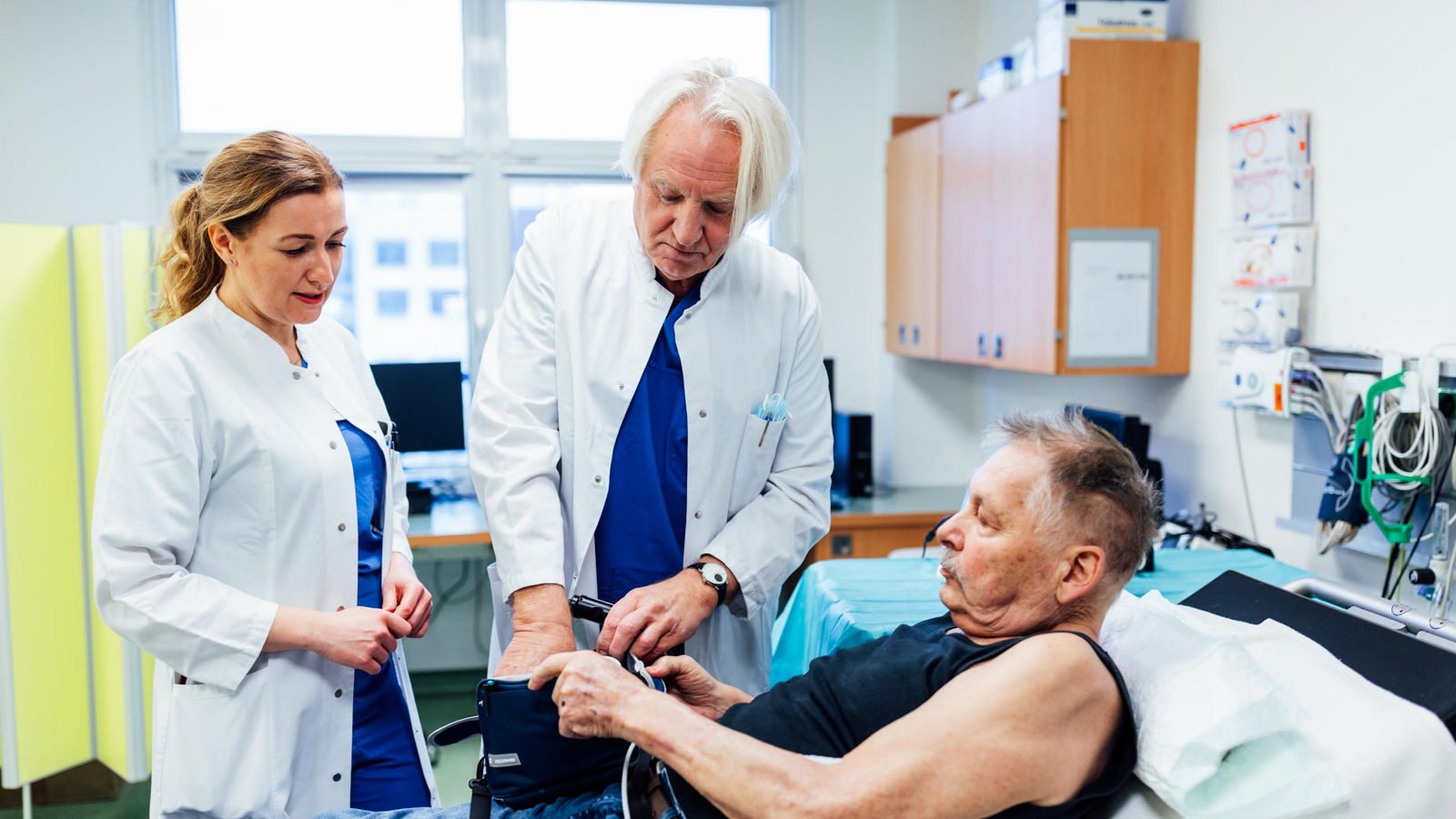 Kontrolluntersuchung Kunstherz-Implantation