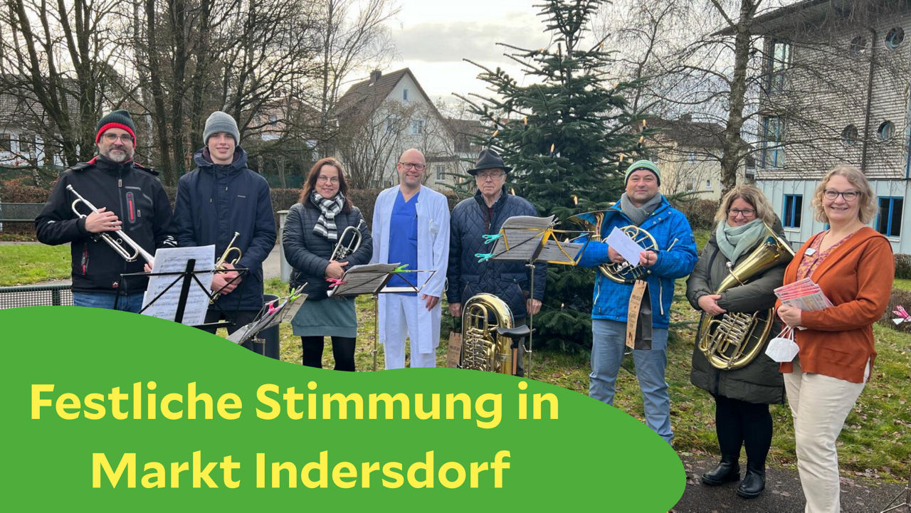 Weihnachtliche Fensterandacht und Geschenkaktion: Eine liebgewonnene Tradition der Helios-Amper Klinik Indersdorf