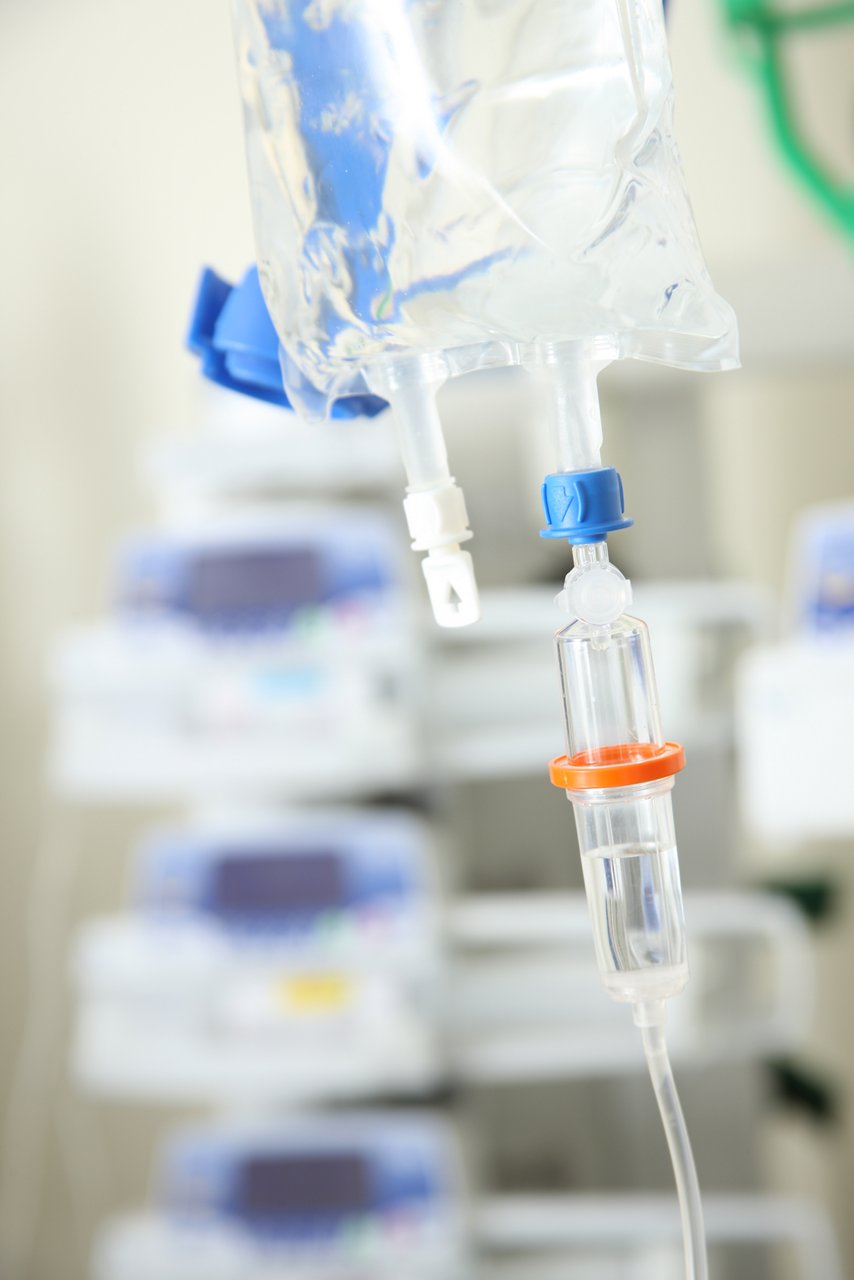 Chemotherapie über eine infusion