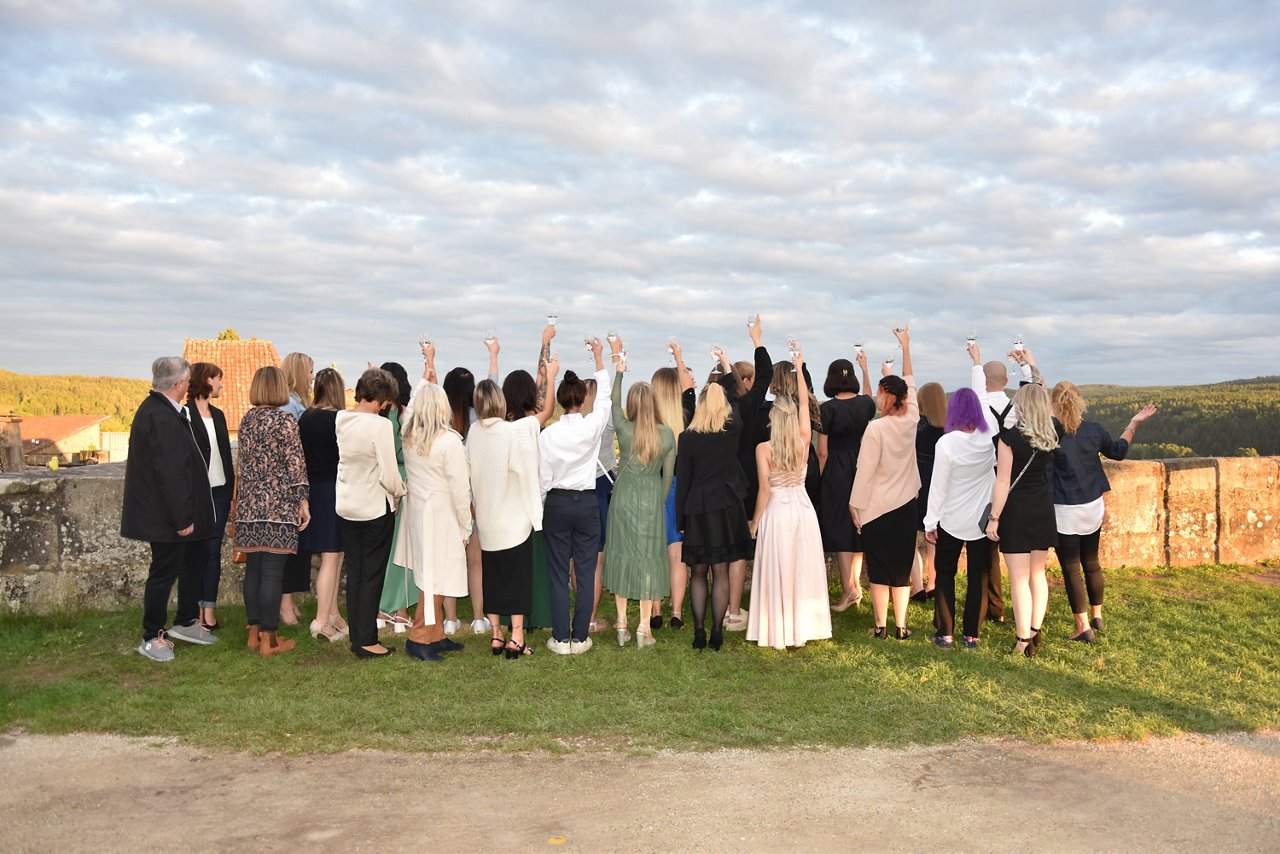 Examensfeier Absolventen