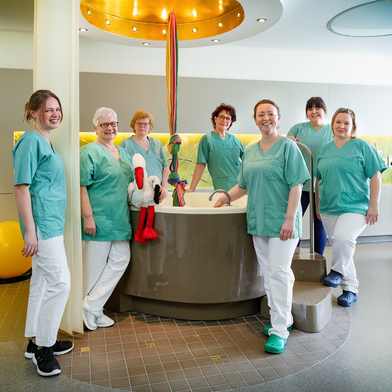 Das hebammen-Team in der Geburtshilfe an der Helios Klinik Köthen